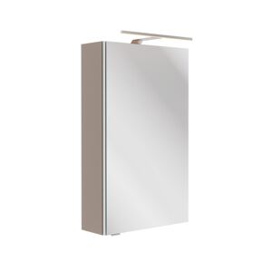 LED-Spiegelschrank 'SBC' grau 40 x 68 x 15,3 cm links