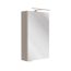 LED-Spiegelschrank 'SBC' grau 40 x 68 x 15,3 cm links