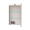 LED-Spiegelschrank 'SBC' grau 40 x 68 x 15,3 cm links