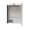 LED-Spiegelschrank 'SBC' schwarz matt 50 x 68 x 15,3 cm rechts