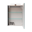 LED-Spiegelschrank 'SBC' schwarz matt 50 x 68 x 15,3 cm rechts