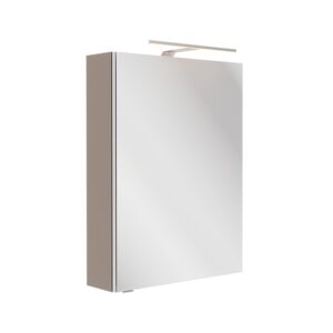 LED-Spiegelschrank 'SBC' grau 50 x 68 x 15,3 cm rechts