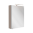 LED-Spiegelschrank 'SBC' grau 50 x 68 x 15,3 cm rechts