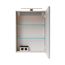 LED-Spiegelschrank 'SBC' grau 50 x 68 x 15,3 cm rechts