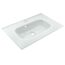 Waschbecken mit Unterschrank 'B.Paris' schwarz matt 70,5 x 49,8 x 46,5 cm