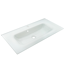 Waschbecken mit Unterschrank 'B.Paris' schwarz matt 90,5 x 49,8 x 46,5 cm
