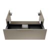 Waschbecken mit Unterschrank 'B.Paris' grau matt 90,5 x 49,8 x 46,5 cm