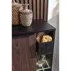 Midischrank 'B.Paris' schwarz matt 47 x 84,2 x 32 cm