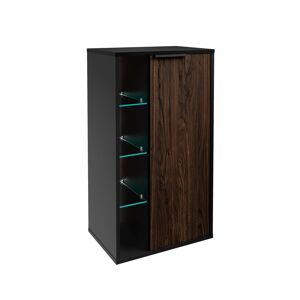 Unterschrank 'B.Paris' schwarz matt 47 x 84,2 x 32 cm