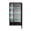 Midischrank 'B.Paris' schwarz matt 47 x 84,2 x 32 cm