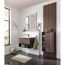 Midischrank 'B.Paris' schwarz matt 47 x 84,2 x 32 cm