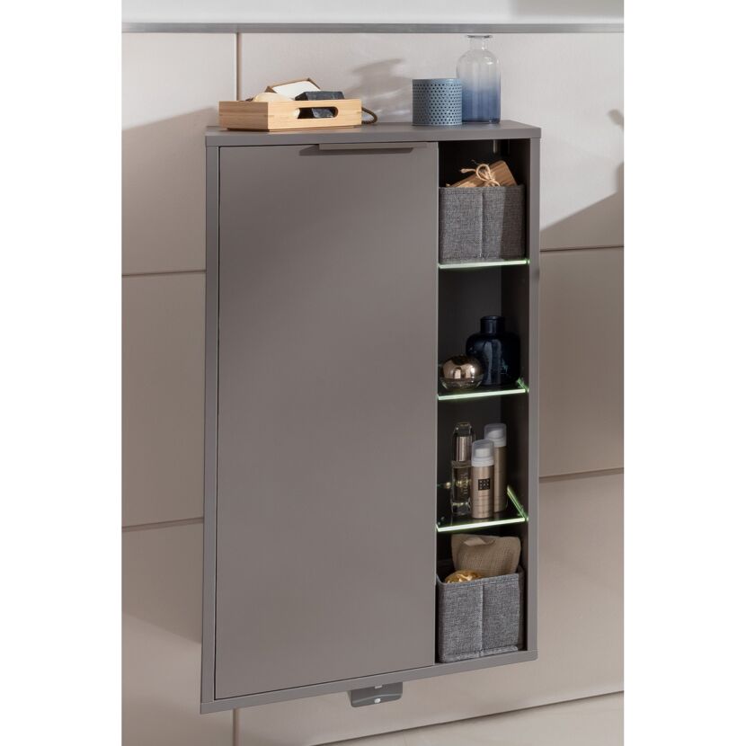 Midischrank 'B.Paris' grau 47 x 84,2 x 32 cm