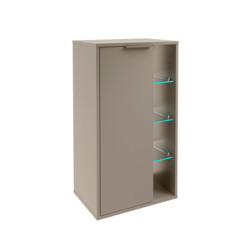 Midischrank 'B.Paris' grau 47 x 84,2 x 32 cm