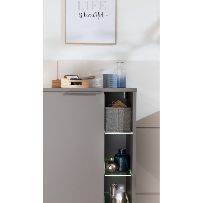 Midischrank 'B.Paris' grau 47 x 84,2 x 32 cm
