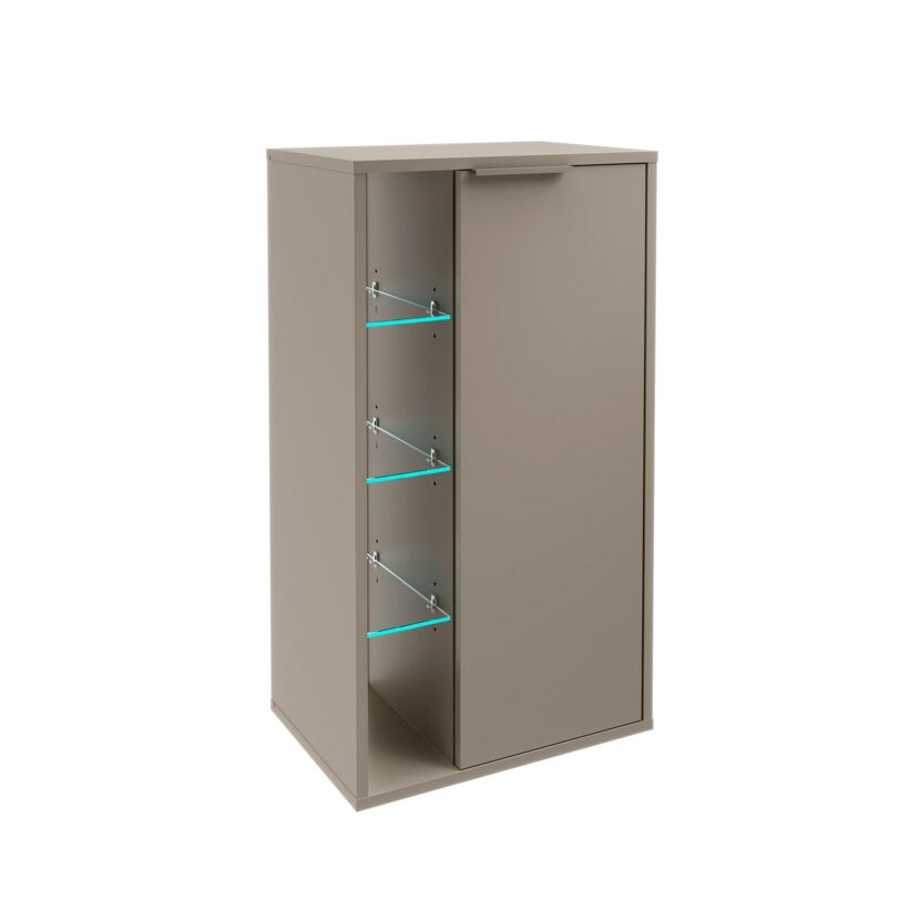 Midischrank 'B.Paris' grau 47 x 84,2 x 32 cm