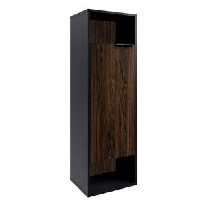 Midischrank 'B.Paris' schwarz matt 40,2 x 125,7 x 32 cm