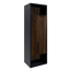 Midischrank 'B.Paris' schwarz matt 40,2 x 125,7 x 32 cm