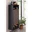 Midischrank 'B.Paris' schwarz matt 40,2 x 125,7 x 32 cm