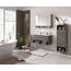 Midischrank 'B.Paris' grau 40,2 x 125,7 x 32 cm