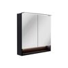 LED-Spiegelschrank 'B.Paris' schwarz matt 70 x 71,8 x 15,6 cm