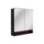 LED-Spiegelschrank 'B.Paris' schwarz matt 70 x 71,8 x 15,6 cm