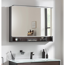 LED-Spiegelschrank 'B.Paris' schwarz matt 90 x 71,8 x 15,6 cm