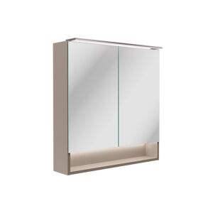 LED-Spiegelschrank 'B.Paris' grau 70 x 71,8 x 15,6 cm