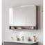 LED-Spiegelschrank 'B.Paris' grau 90 x 71,8 x 15,6 cm