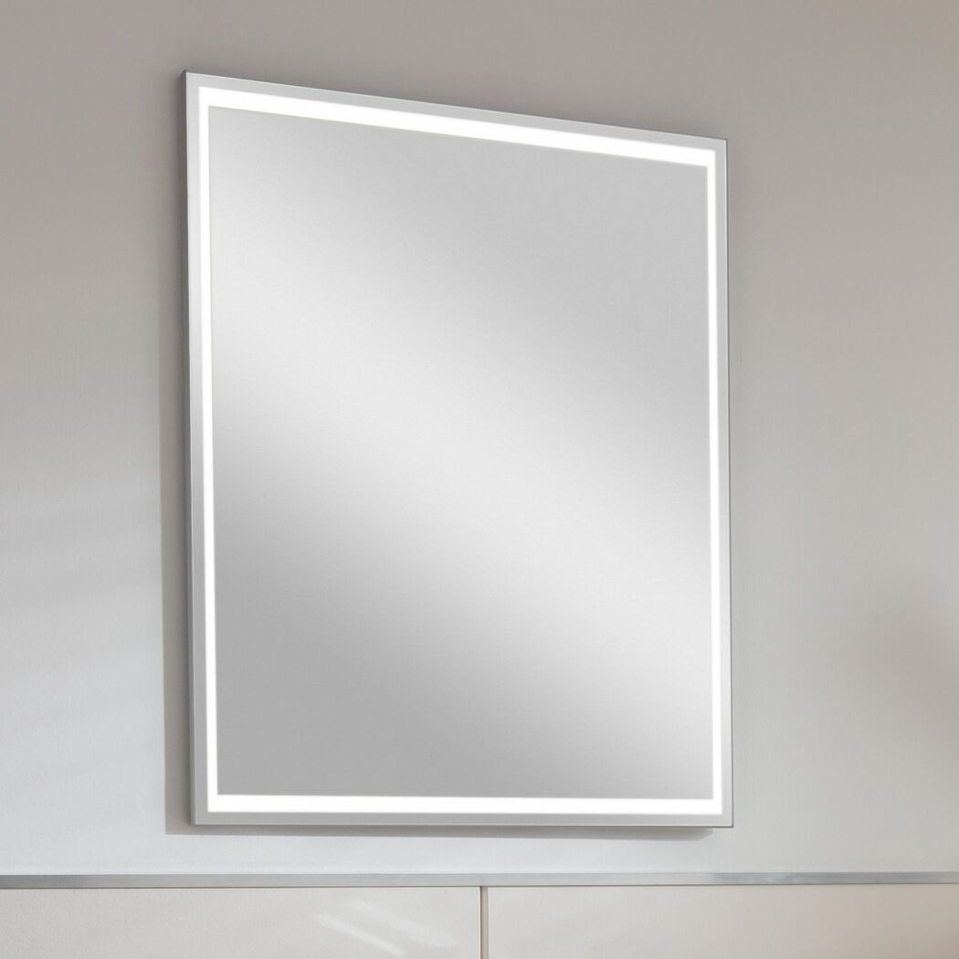 LED-Spiegelelement 'B.Paris' 70,5 x 90,5 cm