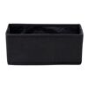 Aufbewahrungskorb schwarz 28 x 13 cm