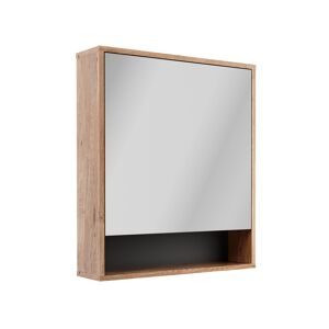 Spiegelschrank 'Nova' eichefarben 61 x 70 x 15,5 cm