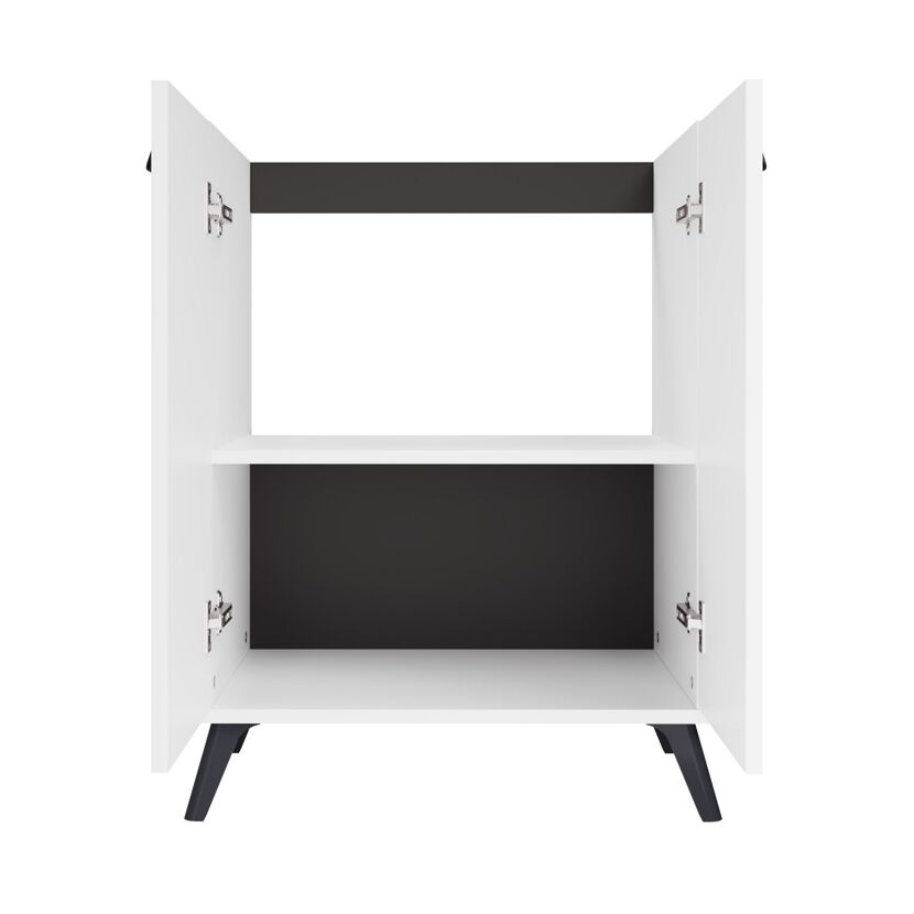 Waschtischunterschrank 'Nova' weiß 41 x 81 x 38,5 cm