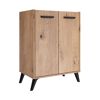 Waschtischunterschrank 'Nova' eichefarben 41 x 81 x 38,5 cm