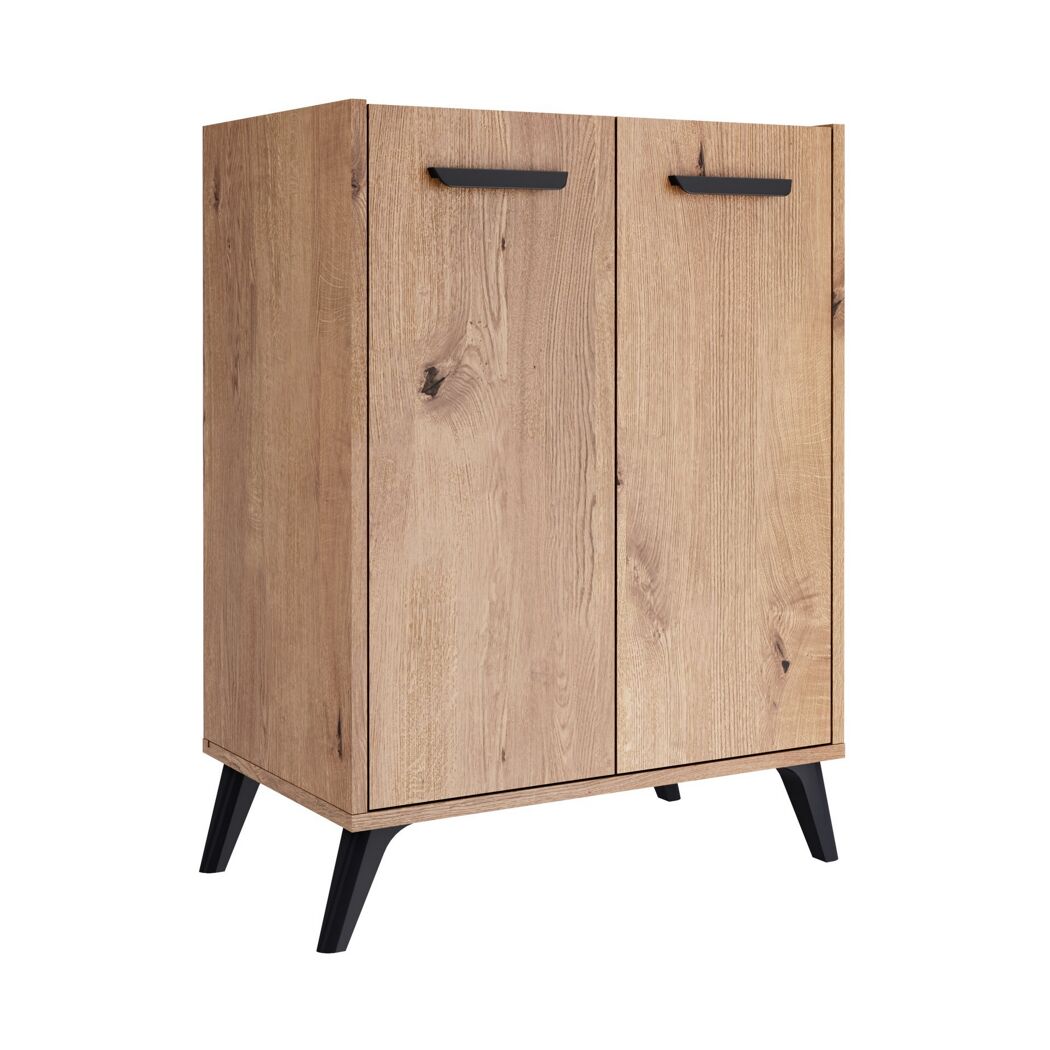 Waschtischunterschrank 'Nova' eichefarben 41 x 81 x 38,5 cm
