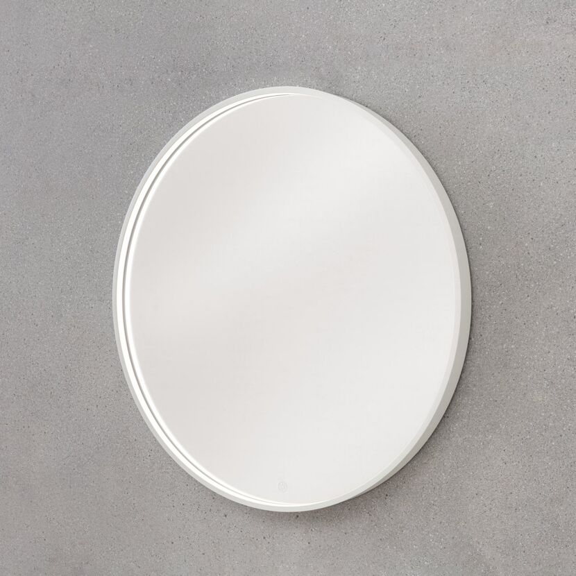 LED-Spiegel weiß mit Touch-Sensor Ø 60 cm