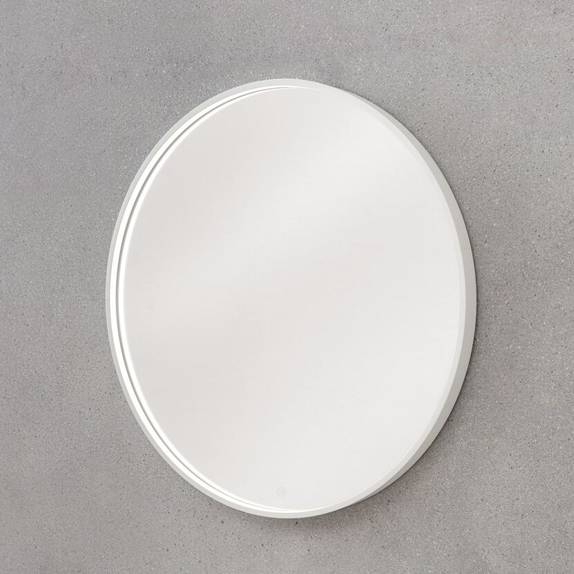 LED-Spiegel weiß mit Touch-Sensor Ø 70 cm