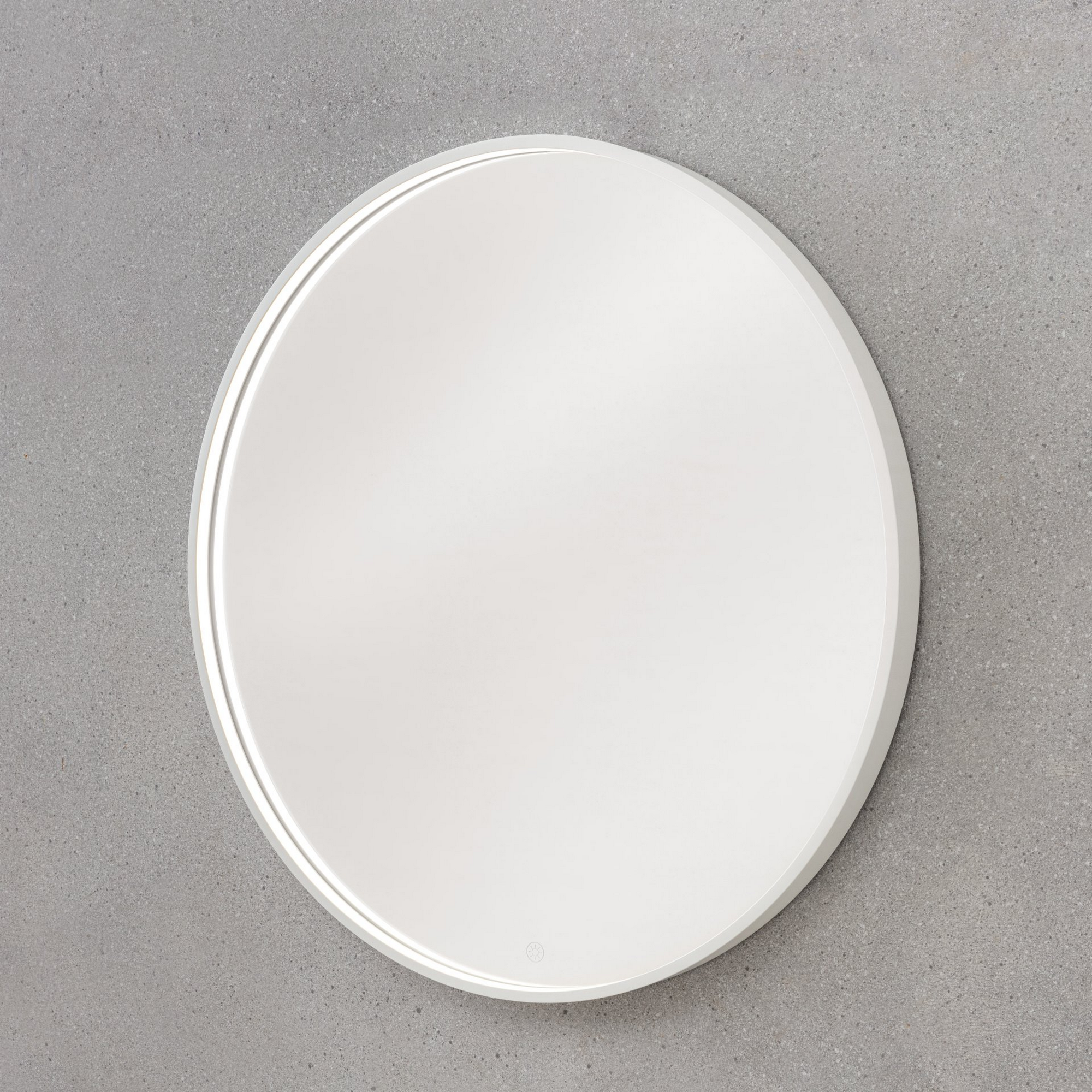 LED-Spiegel weiß mit Touch-Sensor Ø 80 cm