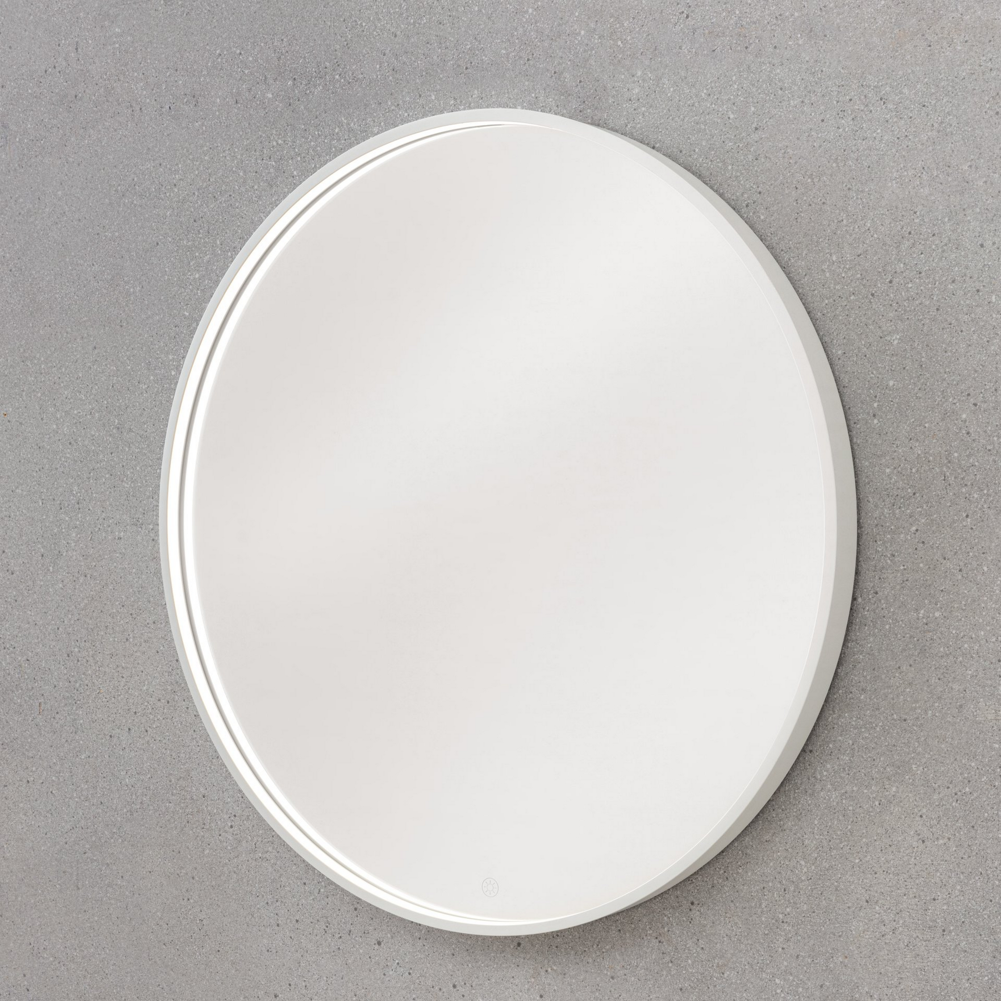 LED-Spiegel weiß mit Touch-Sensor Ø 90 cm