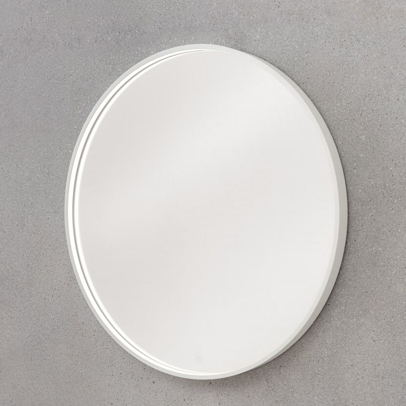 LED-Spiegel weiß mit Touch-Sensor Ø 90 cm