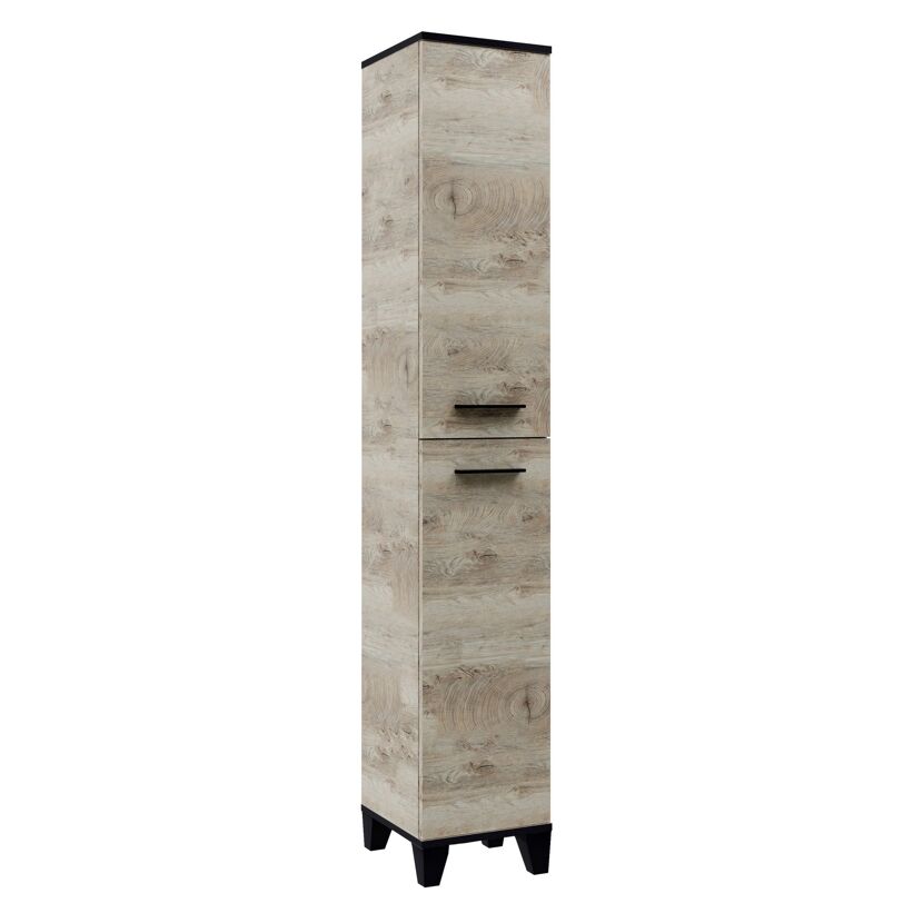 Hoher Badschrank mit zwei Türen