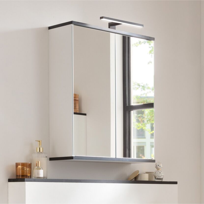 LED-Aufsatzleuchte 'TE-A' schwarz matt 4,5 W 30 cm