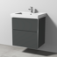 Waschbeckenunterschrank '3way' anthrazit/matt 55 x 59,3 x 47,4 cm