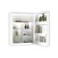 Medizinschrank weiß Hochglanz 35 x 45 x 15 cm