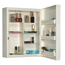 Kosmetikschrank weiß Hochglanz 35 x 45 x 15 cm
