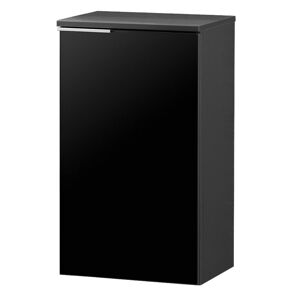 Hängeschrank 'Kara' anthrazit lackiert 40,5 x 70 x 32 cm rechts