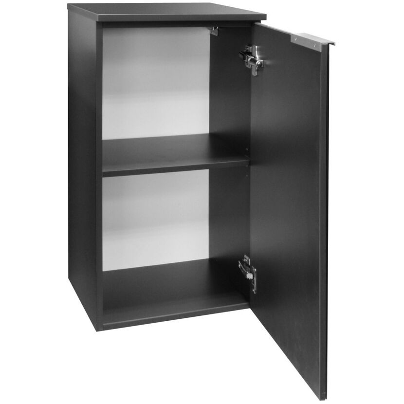 Hängeschrank 'Kara' anthrazit lackiert 40,5 x 70 x 32 cm rechts
