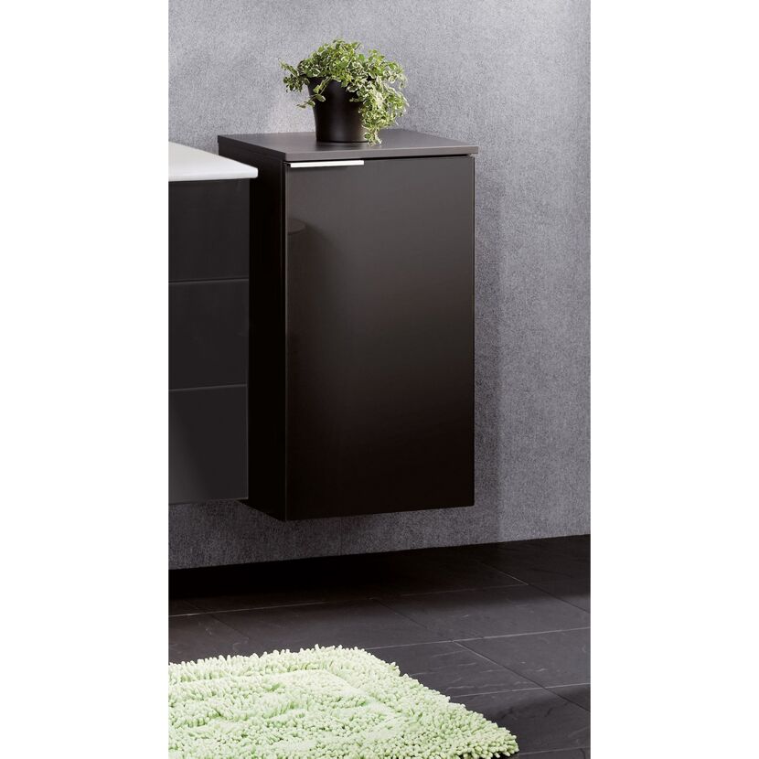 Hängeschrank 'Kara' anthrazit lackiert 40,5 x 70 x 32 cm rechts