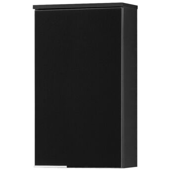 Schwarzer Hängeschrank