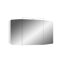 Verkleinertes Bild von Spiegelschrank 'Taiga' weiß 120 x 67 x 17 cm mit LED-Aufsatzleuchte