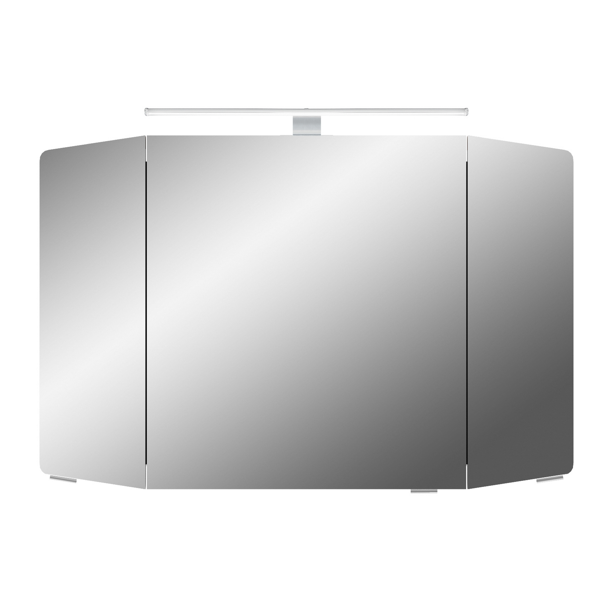 LED-Spiegelschrank 'Taiga' weiß 100 x 67 x 17 cm